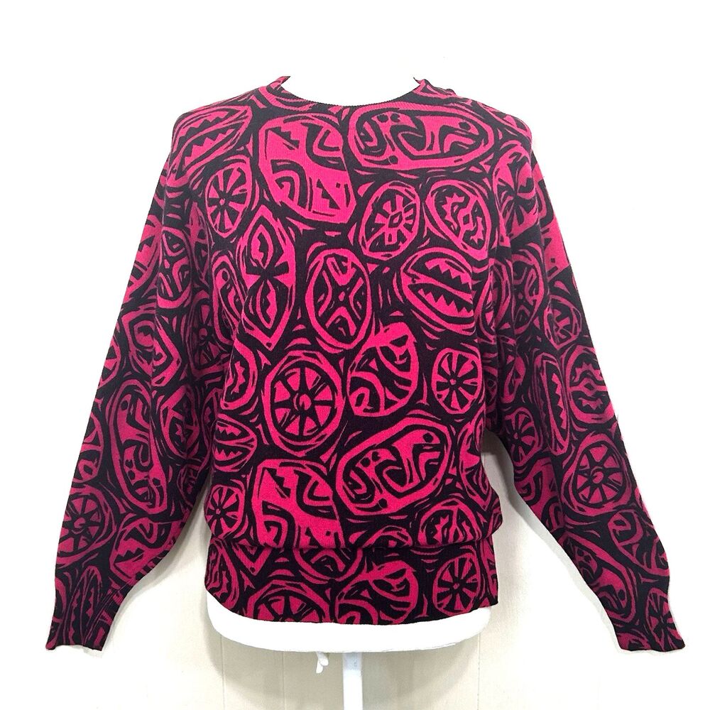 Sportswear Systems Vintage Sweater Women Size Small Lambswool Angora Rabbit Hair